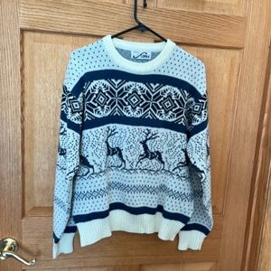 Vintage steep Slopes reindeer Christmas sweater